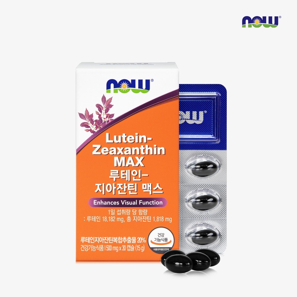 NOW Foods Lutein Zeaxanthin Max, 30 capsules
