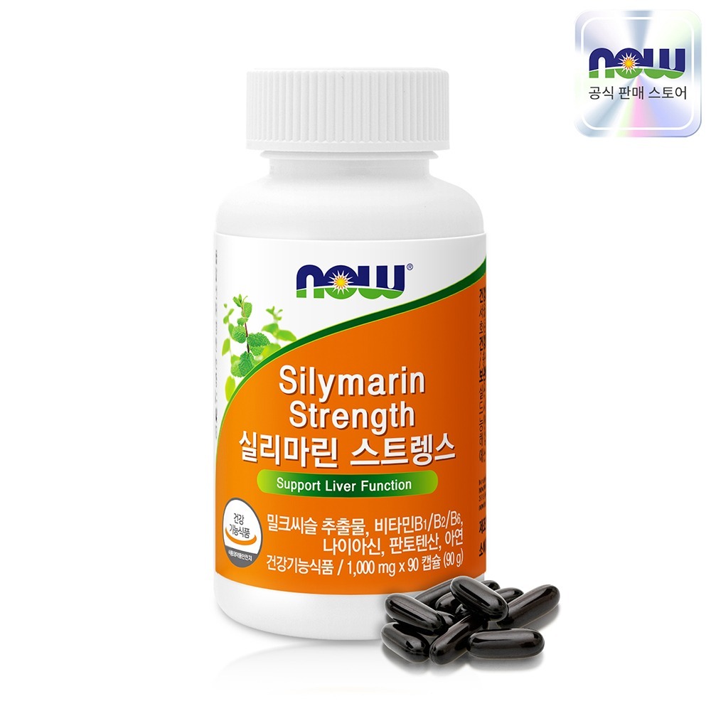 NOW Foods Silymarin Strength, 90 capsules, 1 pack