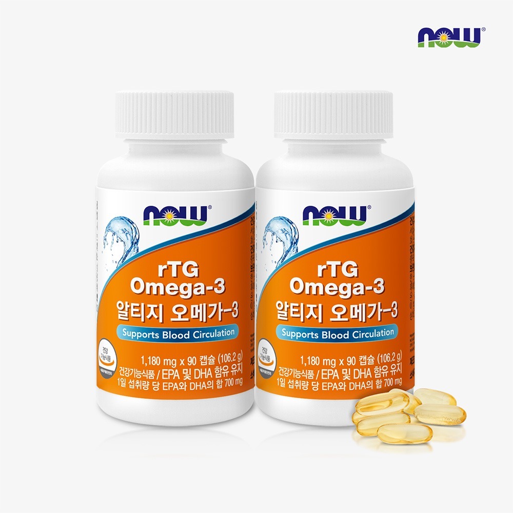 NOW Foods Altji Omega 3, 90 capsules, 2 packs