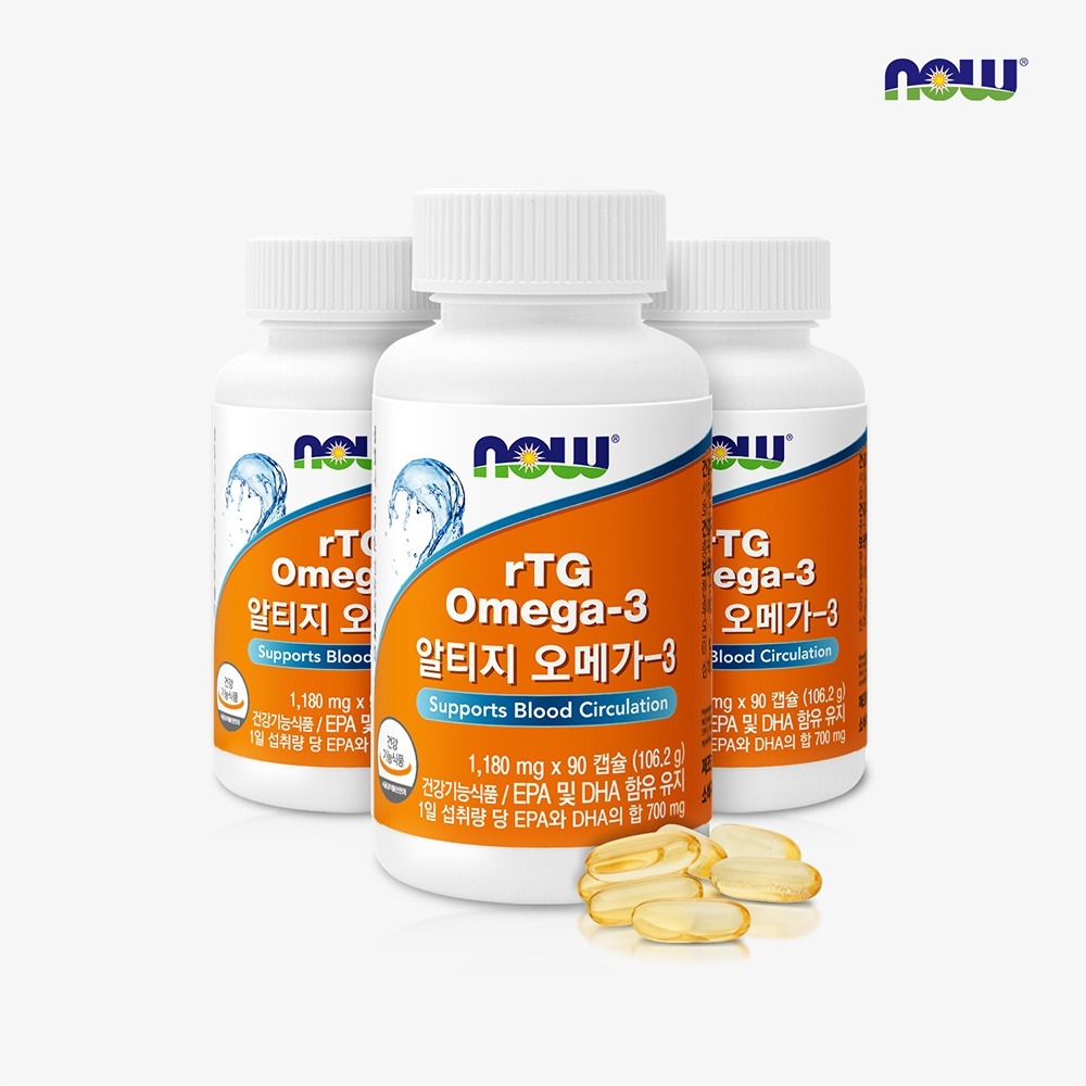 NOW Foods Altigen Omega 3, 90 capsules, 3 packs