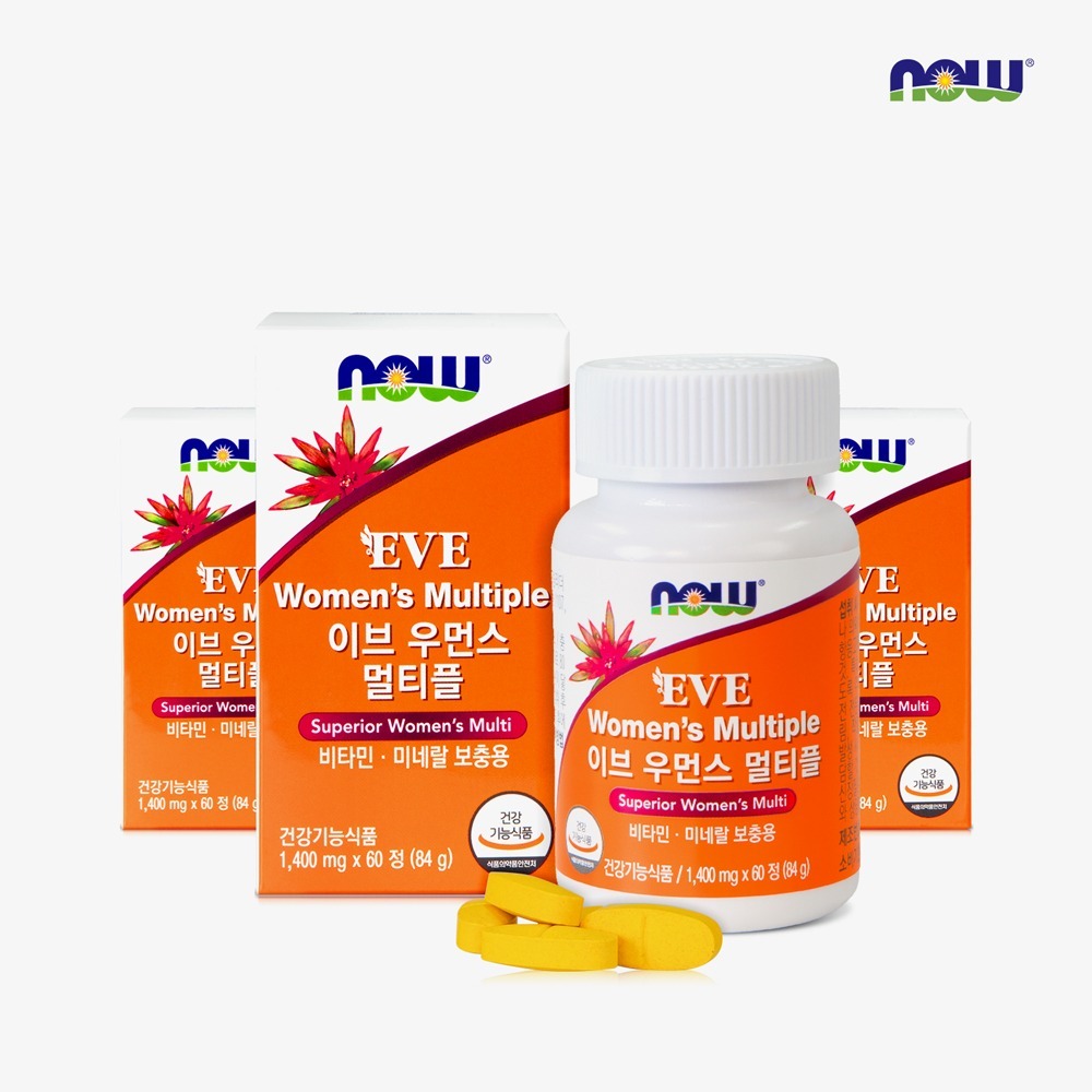 NOW Foods Eve Women's Multiple, 60 capsules, 3 packs
