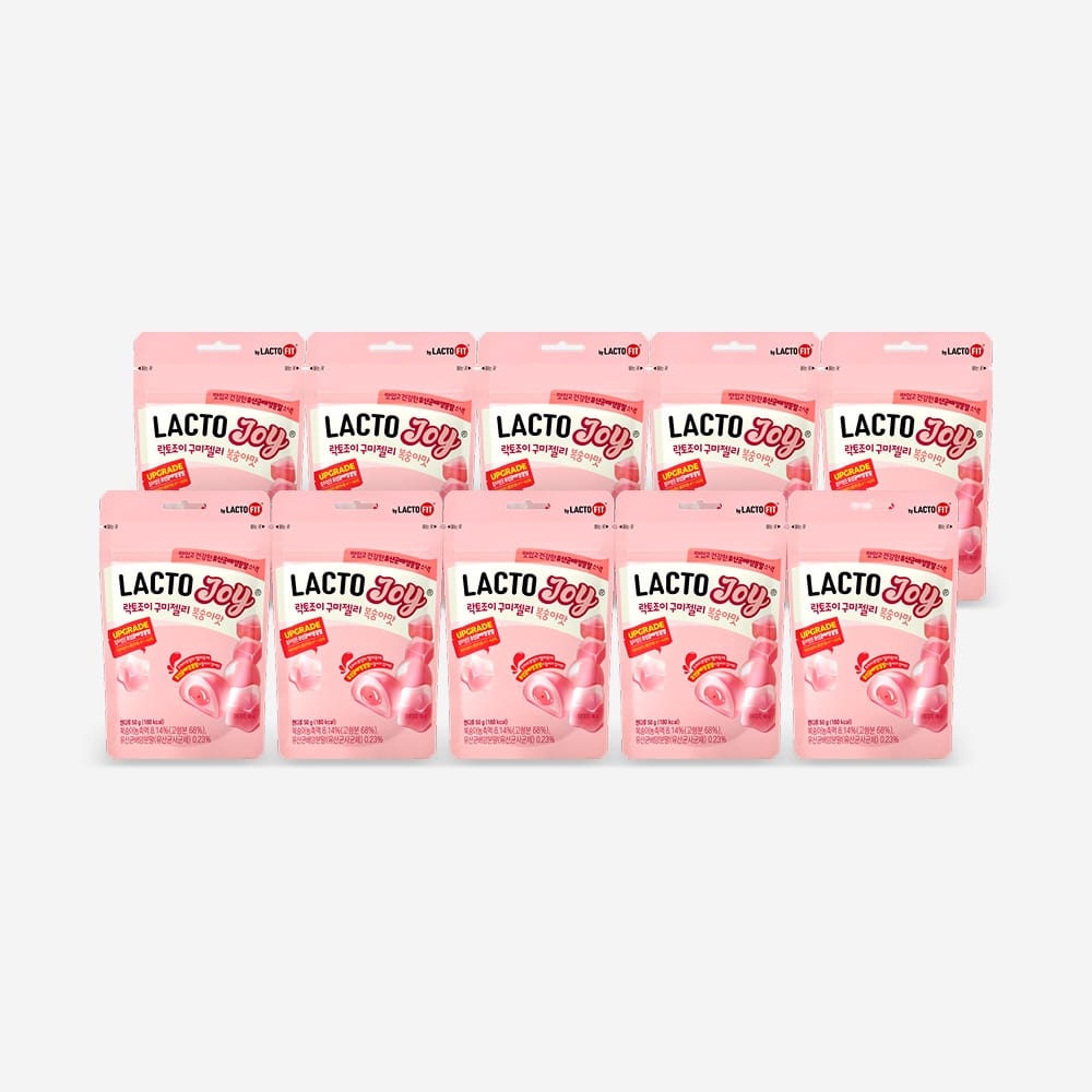 Lacto-Fit Lactobacillus Gummy Jelly, персиковый вкус, 10 стиков (500g)