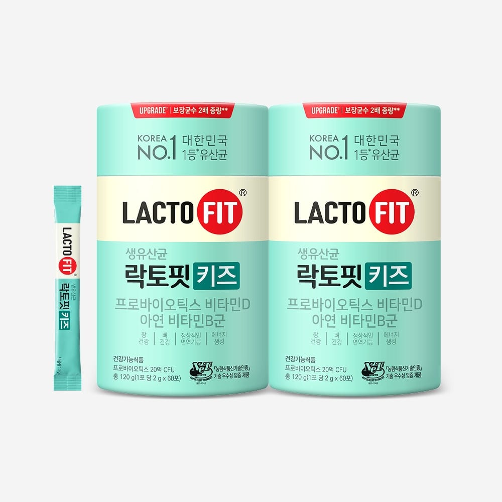 Lacto-Fit Детские пробиотики в стиках, 2 упаковки (120 дней)