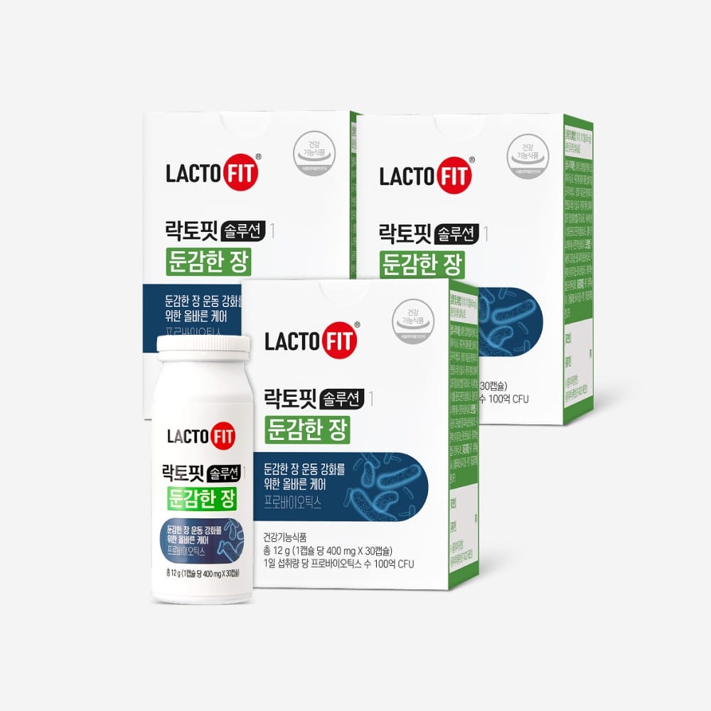 Lacto-Fit Solution 1 пробиотик для вялого кишечника, 90 капсул, 3 упаковки