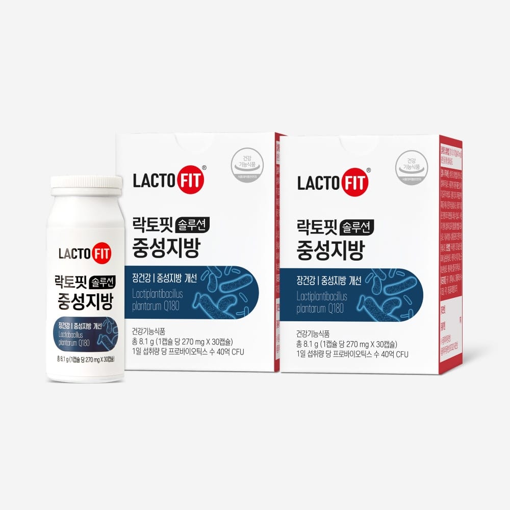 Lacto-Fit Solution поддержка уровня триглицеридов, 60 капсул, 2 упаковки