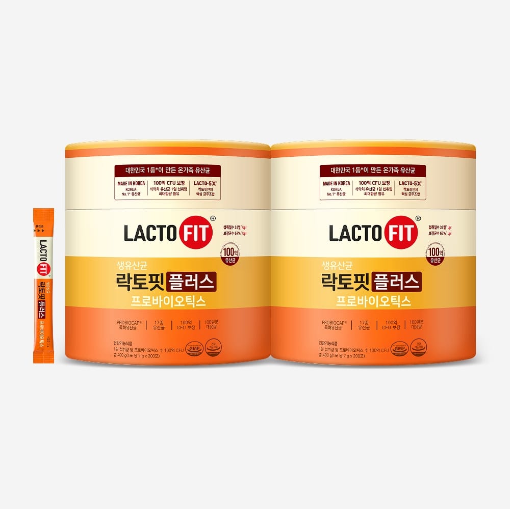 Lacto-Fit Plus Пробиотики, стики, 2 упаковки (200 дней)