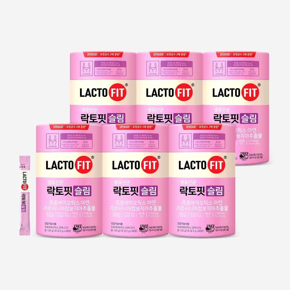 Lacto-Fit Slim Гарциния Цинк, 6 упаковок стиков (180 дней)