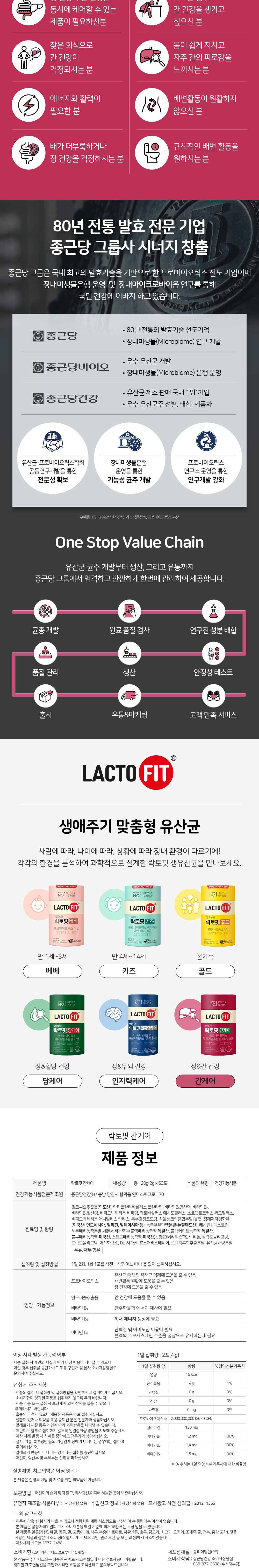 Lacto-Fit Liver Care Probiotics, 3 tubs (90 days)