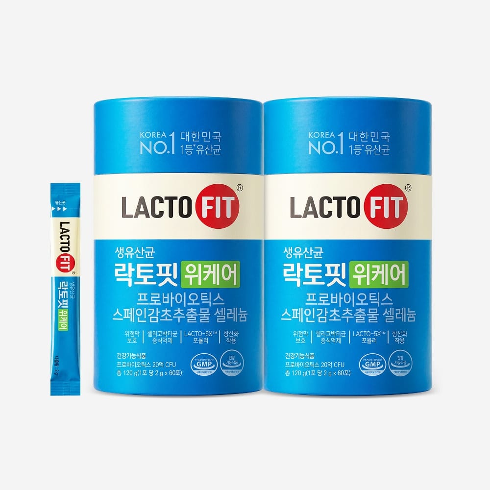 Lacto-Fit Уход за желудком, стики (2 банки на 60 дней)
