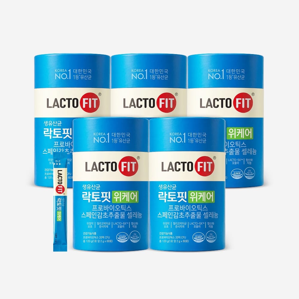Lacto-Fit Уход за желудком, стики (5 банок, 150 дней)