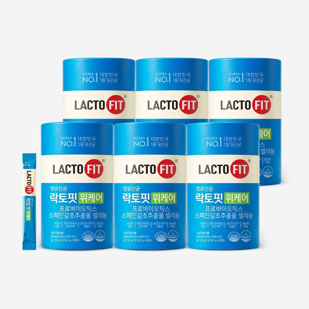 Lacto-Fit Уход за желудком, 6 банок стиков (180 дней)