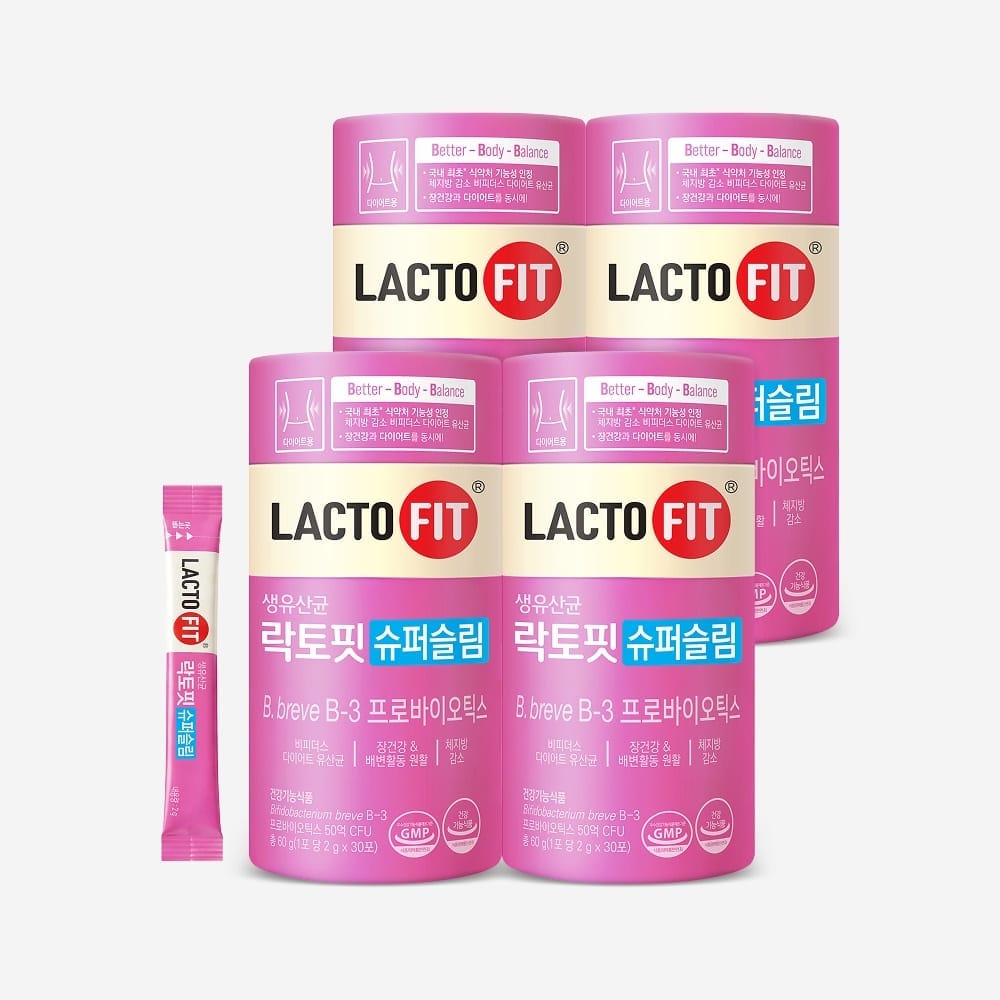 Lacto-Fit Super Slim, 4 банки, 120 дней