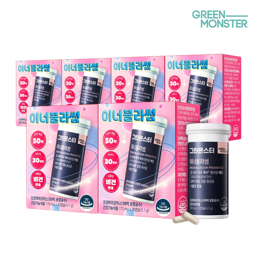 Grace Club InnerBlossom Probiotics, 6 упаковок капсул