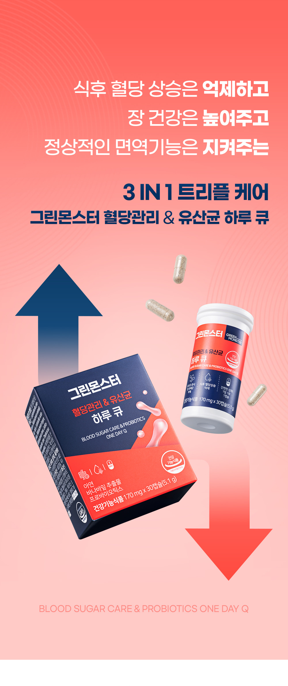 Grace Club Blood Sugar Management & Probiotic Daily, 30 capsules