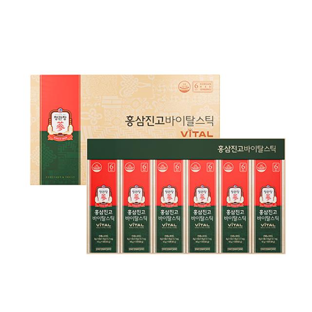 Cheong Kwan Jang Красный женьшень Vital Stick, порошок, 30 стиков