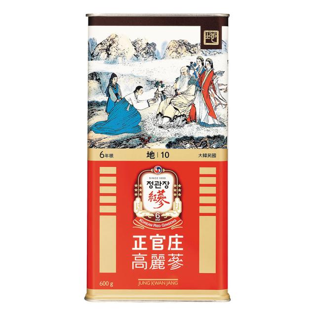 Cheong Kwan Jang Цельный корневой женьшень, 10 корешков
