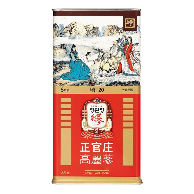 Cheong Kwan Jang Цельный корневой женьшень, 20 корешков
