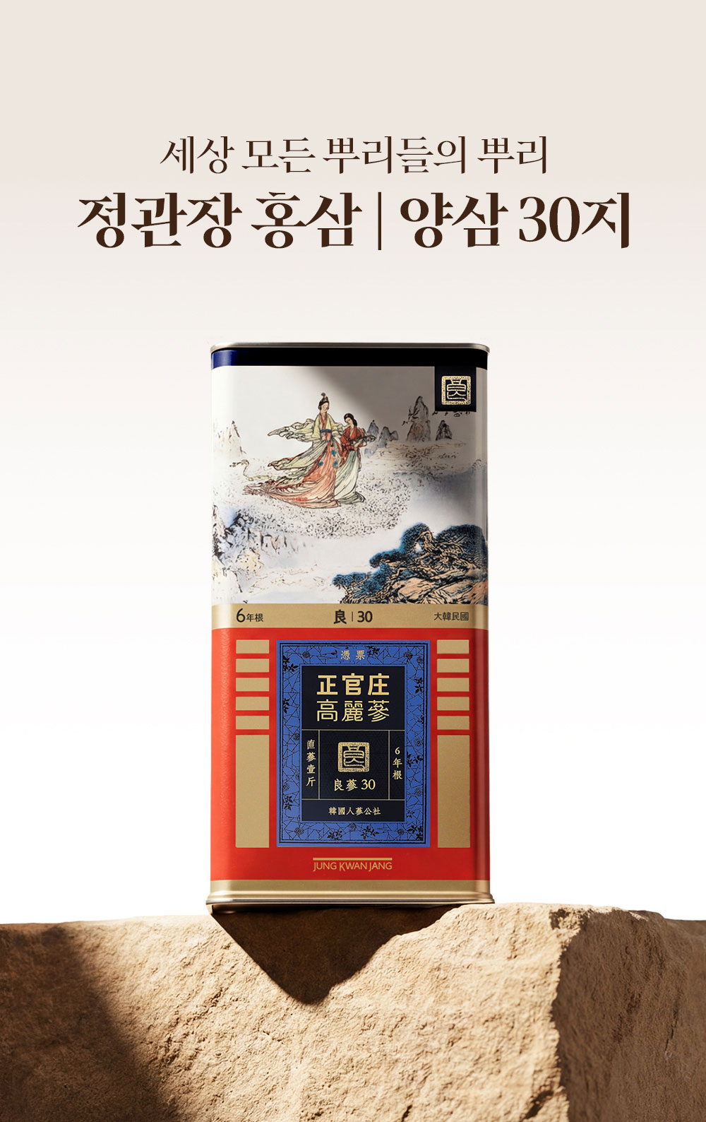 Cheong Kwan Jang Cultivated Ginseng Root, 30 pieces, 600g