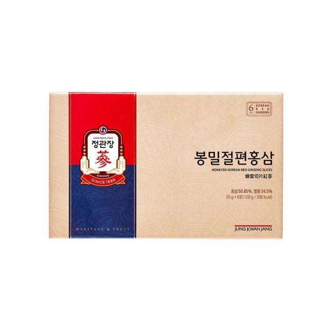Cheong Kwan Jang Медовые пластинки красного женьшеня, 6 стиков