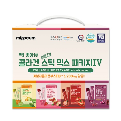 Mippeum Халяльный коллаген желе в стиках Mix, 20g x 60 стиков