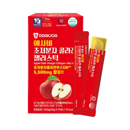 Mippeum Халяль коллагеновые палочки, ультранизкая молекулярная масса, 20g x 15 палочек