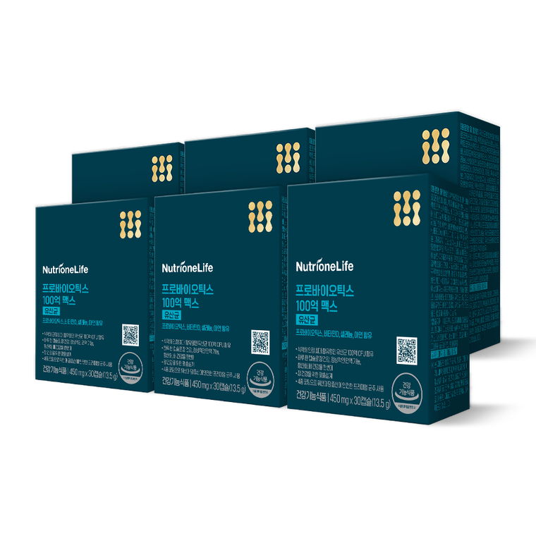 Nutrione Пробиотики 1 миллиард максимум капсулы, 180 капсул, 6 упаковок