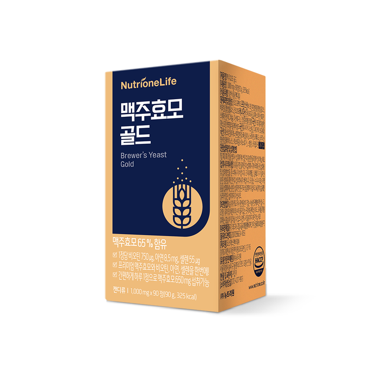 Nutrione Пивные дрожжи Голд, 1000 мг таблетки, 90 шт.
