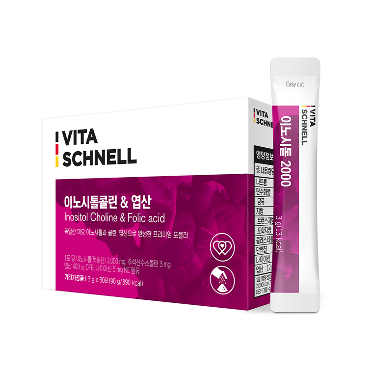 Nutrione Инозитол холин и фолиевая кислота, стики, 30 шт.