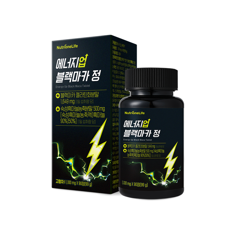 Nutrione Черная маки Energy Up, 90 таблеток, 1 упаковка