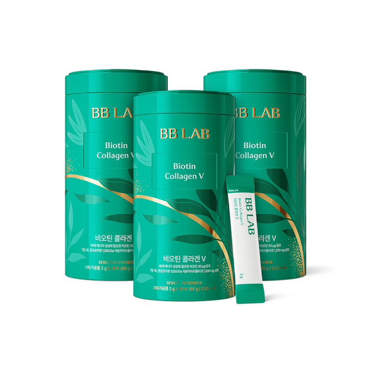 Nutrione Biotin Collagen V порошок в стиках, 3 банки по 30 стиков