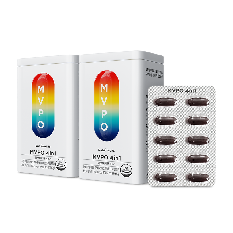 Nutrione NutritioneLife Комплекс витаминов и минералов все-в-одном МВПО 4в1 1050 мг, 120 капсул, 2 упаковки
