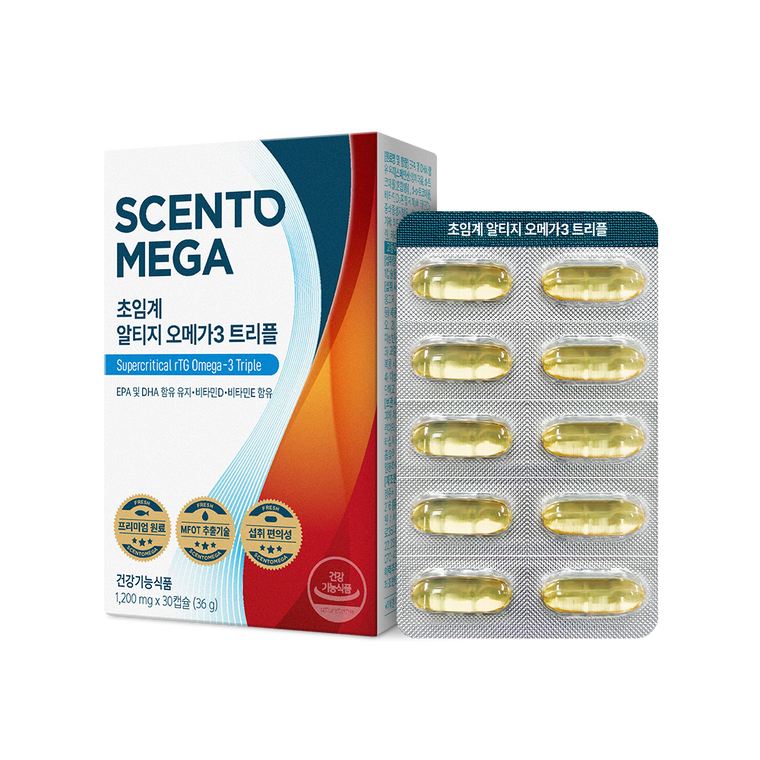 Nutrione Омега-3 тройная концентрация 1200mg капсулы, 30 капсул