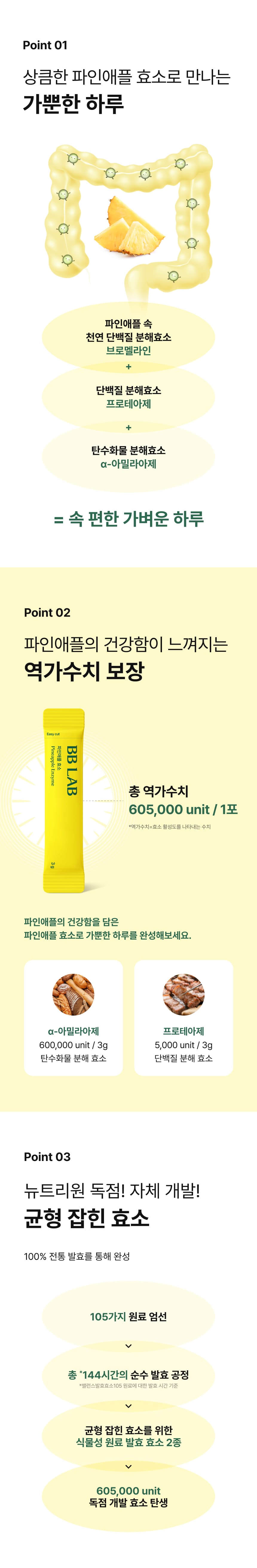 Nutrione Pineapple Enzyme Powder, 90 sticks