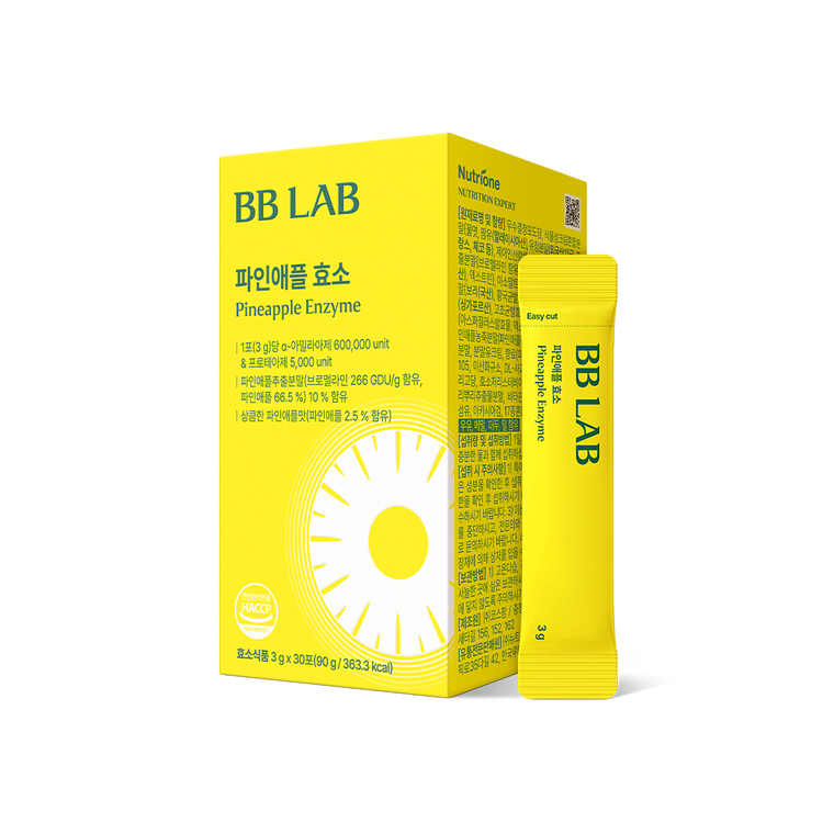 Nutrione Ананасовый фермент бромелайн, порошок в стиках, 30 шт.