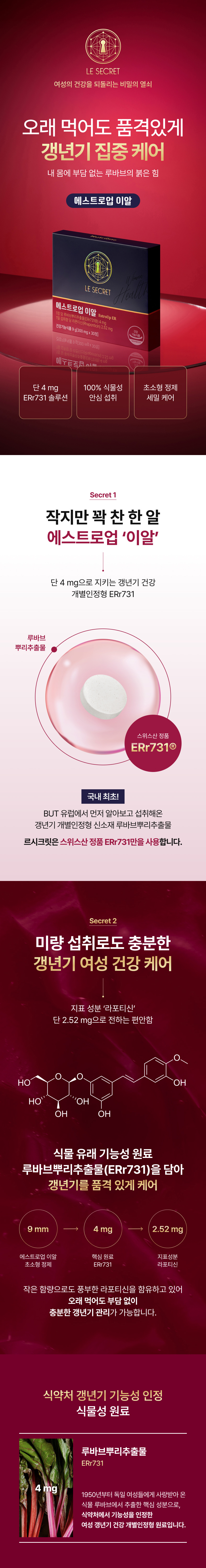 Nutrione Le Secret Estro Up, 90 tablets, 3 packs