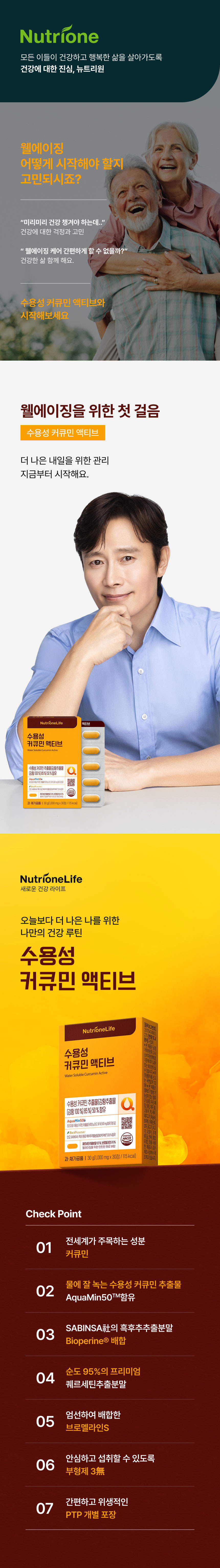 Nutrione Water-Soluble Curcumin Active 1000mg, 30 tablets