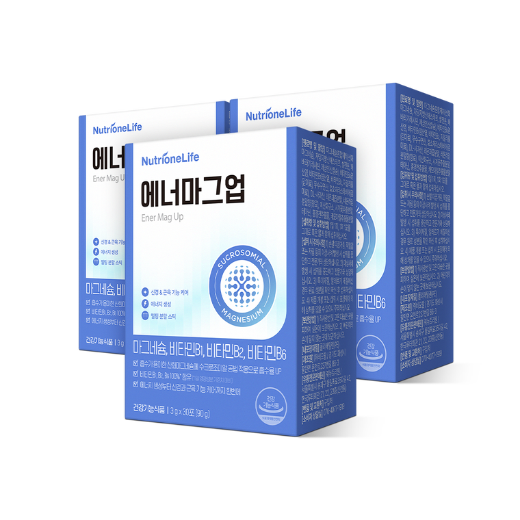 Nutrione Energy Magnesium Up Порошок в стиках, 3 упаковки × 30 стиков