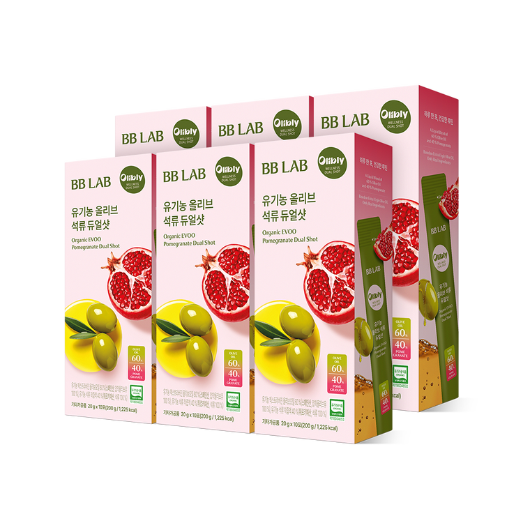 Nutrione Органическое оливковое масло и гранат Dual Shot, 60 стиков, 6 упаковок