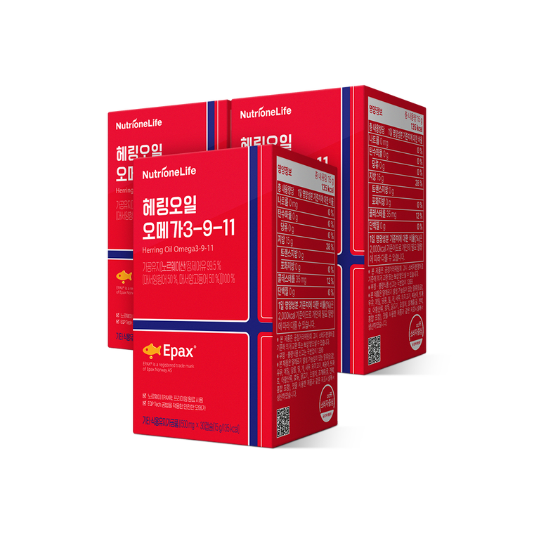 Nutrione Масло селедки Омега 3-9-11 капсулы, 90 капсул, 3 упаковки