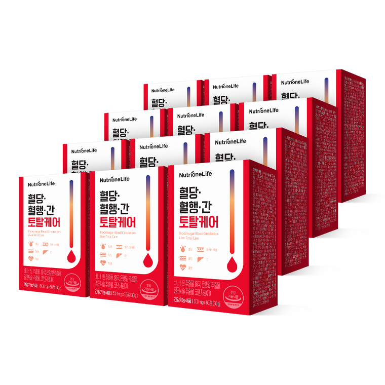 Nutrione Комплексный уход за уровнем сахара в крови, кровообращением и печенью, 12 упаковок