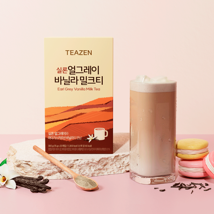Teazen Цейлонский Эрл Грей с ванилью и молоком, 20 стиков