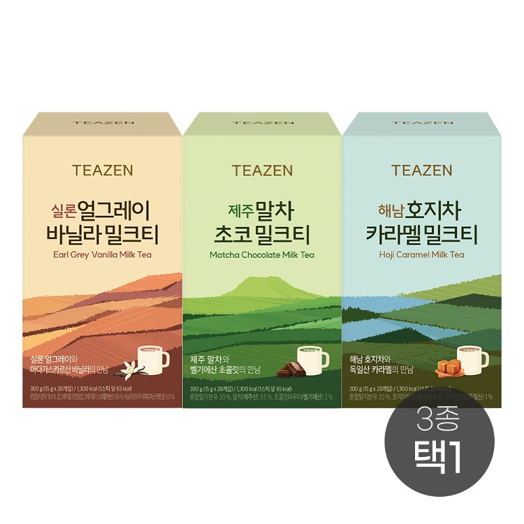 Teazen молочный чай, 20 стиков, выбор вкуса