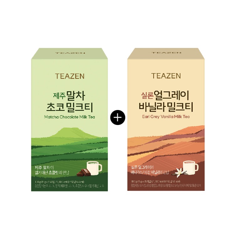 Teazen Молочный чай, 20 стиков, 2 упаковки