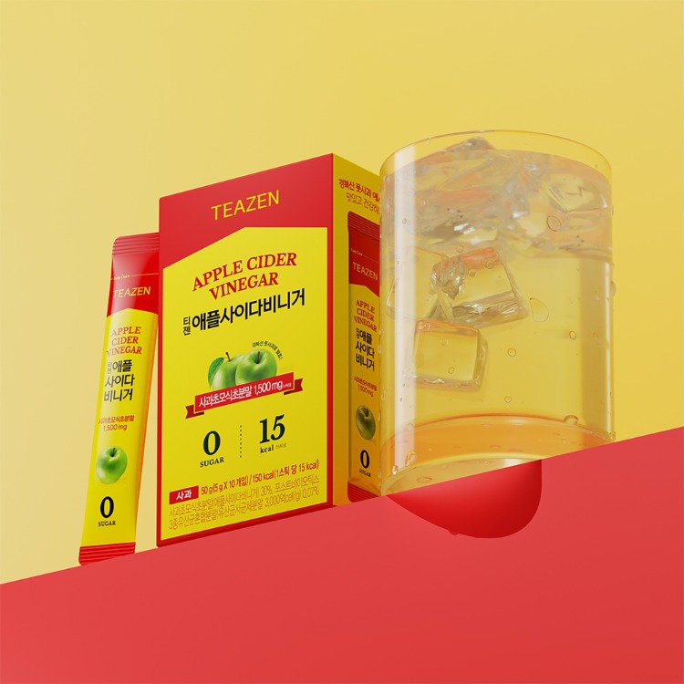 Teazen яблочный уксус оригинальный, 10 стиков