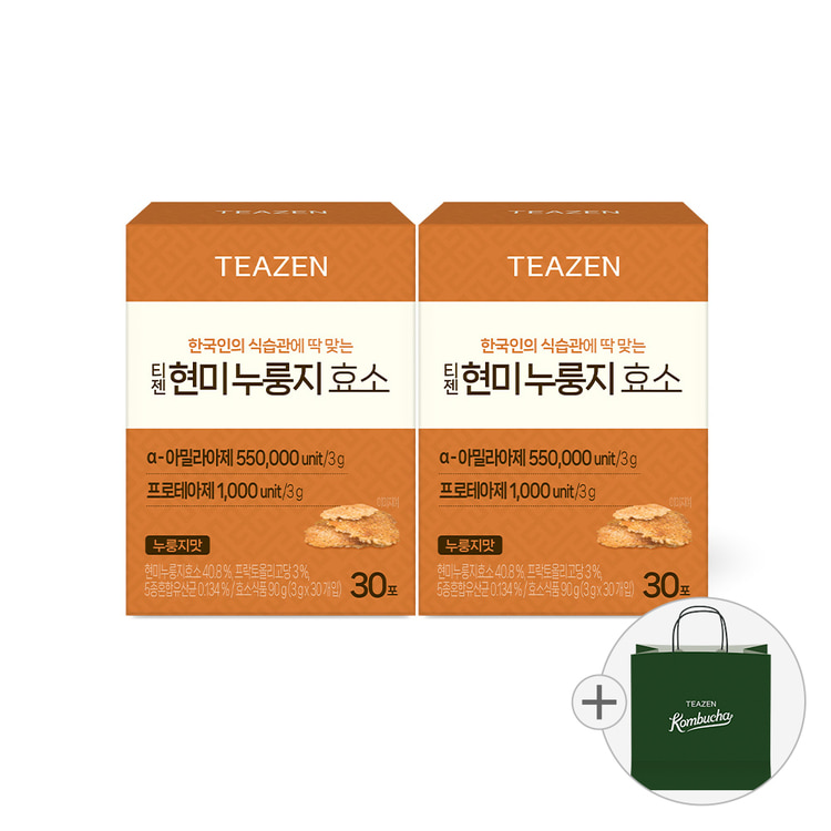 Teazen Ферменты из коричневого риса нурунги, стики, 60 штук, 2 упаковки