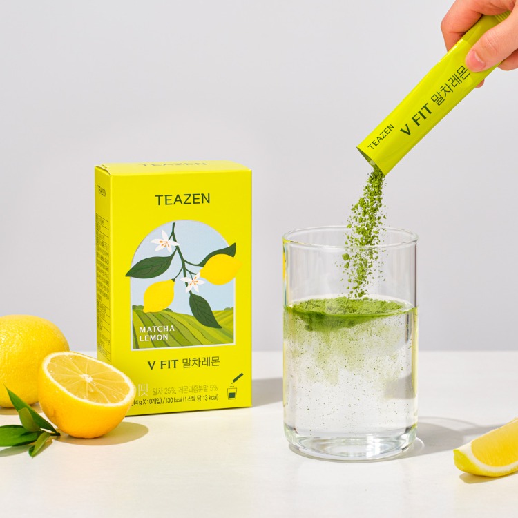 Teazen V-fit Матча Лимон, 10 стиков
