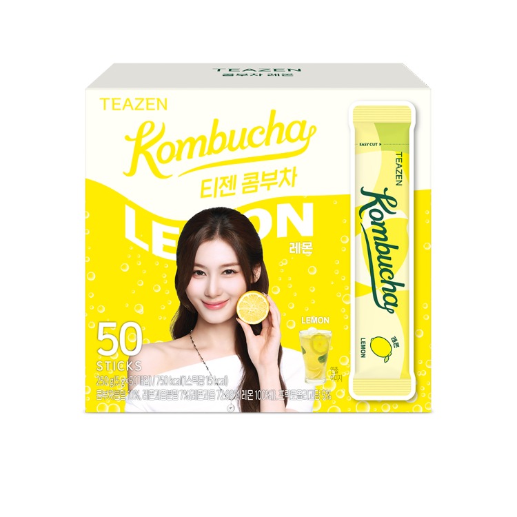 Teazen Комбуча Лимон, 50 стиков