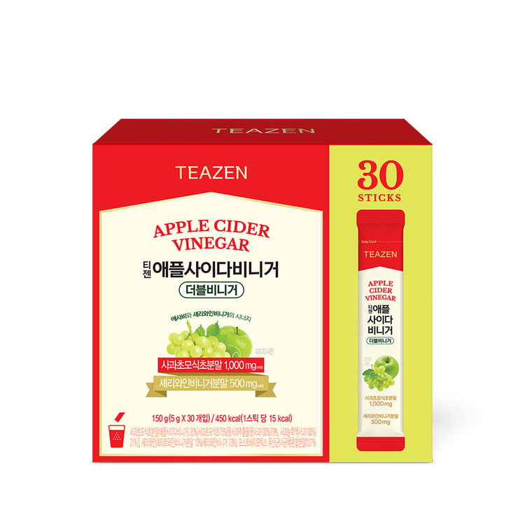 Teazen Яблочный уксус двойной концентрации, 30 стиков