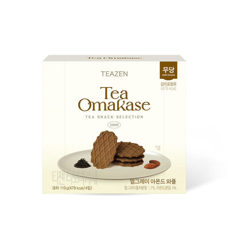 Teazen Тио Макадамия Граф Грей Миндальный Вафли, 110г