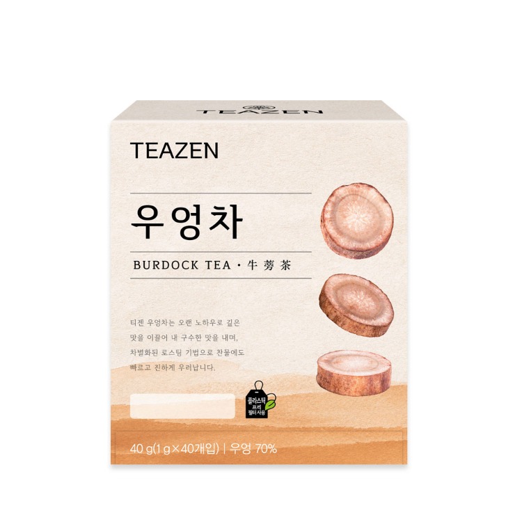 Teazen Чай из корня лопуха, 40 чайных пакетиков